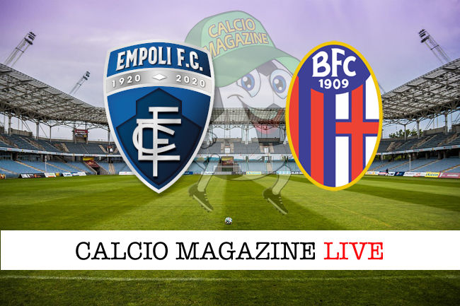 Empoli Bologna cronaca diretta live risultato in tempo reale