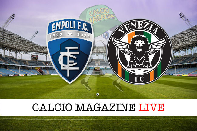 Empoli Venezia cronaca diretta live risultato in tempo reale