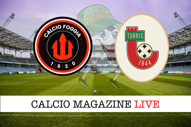 Calcio Foggia Turris cronaca diretta live risultato in tempo reale
