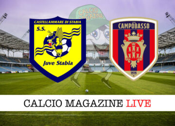 Juve Stabia Campobasso cronaca diretta live risultato in tempo reale