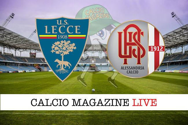 Lecce Alessandria cronaca diretta live risultato in tempo reale