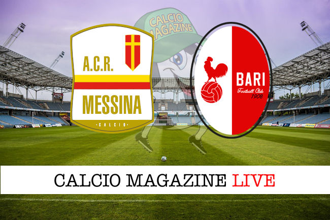 Messina Bari cronaca diretta live risultato in tempo reale