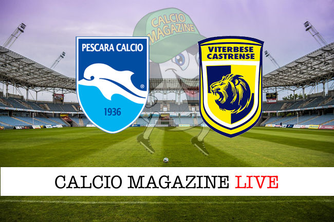 Pescara Viterbese cronaca diretta live risultato in tempo reale