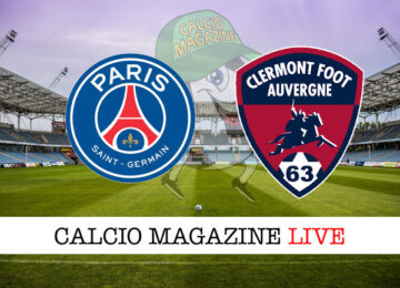 PSG Clermont Foot cronaca diretta live risultato in tempo reale