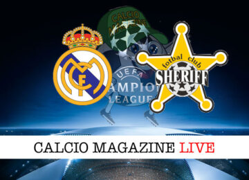 Real Madrid Sheriff Tiraspol cronaca diretta live risultato in tempo reale