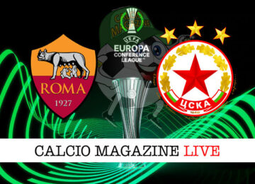Roma Cska Sofia cronaca diretta live risultato in tempo reale