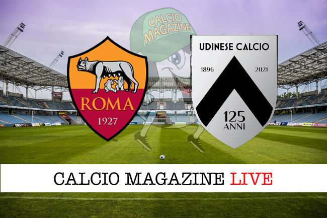 Roma Udinese cronaca diretta live risultato in tempo reale