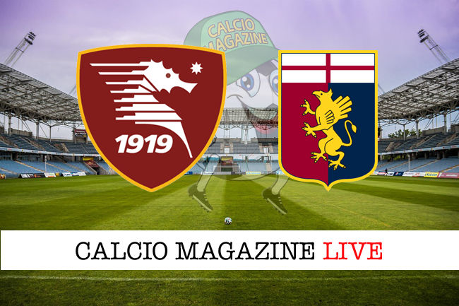 Salernitana Genoa cronaca diretta live risultato in tempo reale