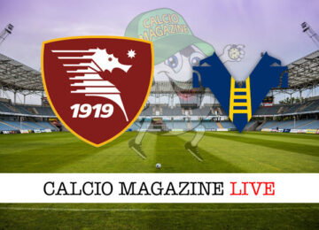 Salernitana Hellas Verona cronaca diretta live risultato in tempo reale