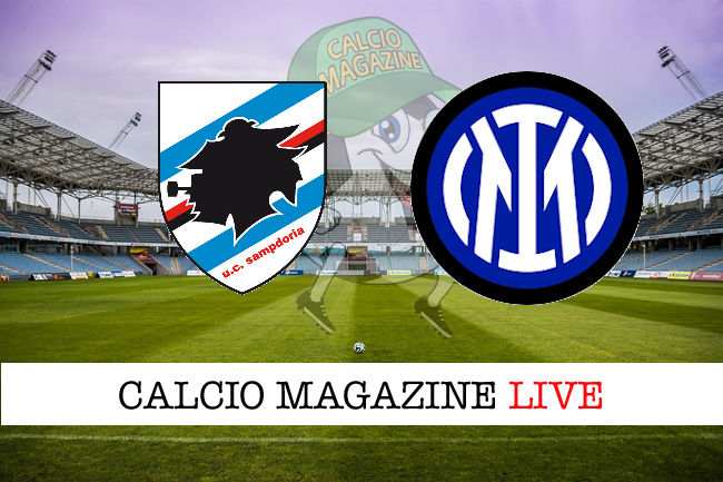 Sampdoria Inter cronaca diretta live risultato in tempo reale