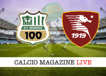 Sassuolo Salernitana cronaca diretta live risultato in tempo reale