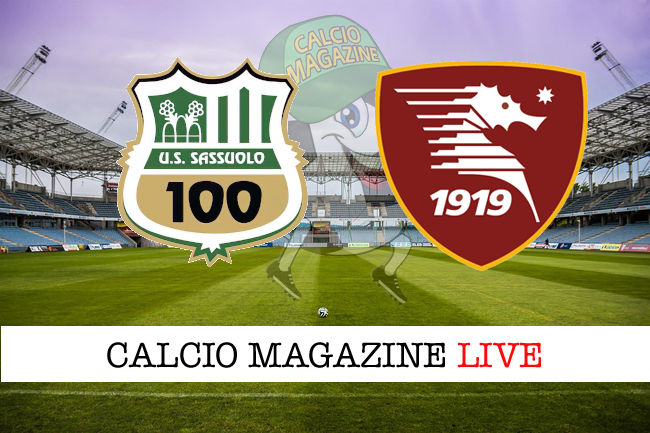 Sassuolo Salernitana cronaca diretta live risultato in tempo reale