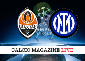 Shakhtar Donetsk Inter cronaca diretta live risultato in tempo reale