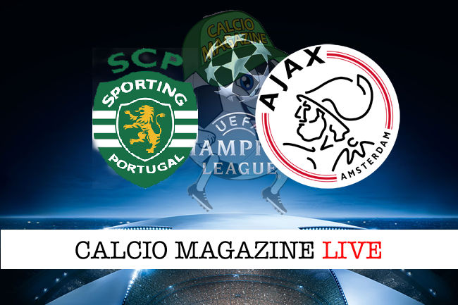 Sporting Lisbona Ajax cronaca diretta live risultato in tempo reale