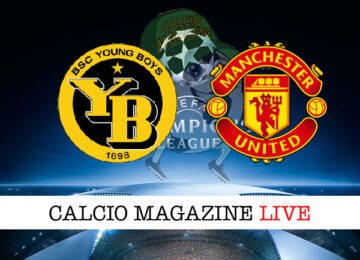 Young Boys Manchester United cronaca diretta live risultato in tempo reale