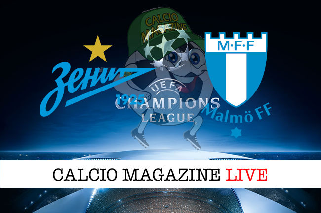 Zenit Malmo cronaca diretta live risultato in tempo reale