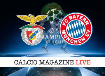Benfica Bayern Monaco cronaca diretta live risultato in tempo reale