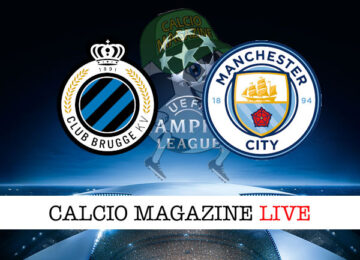 Brugge Machester City cronaca diretta live risultato in tempo reale