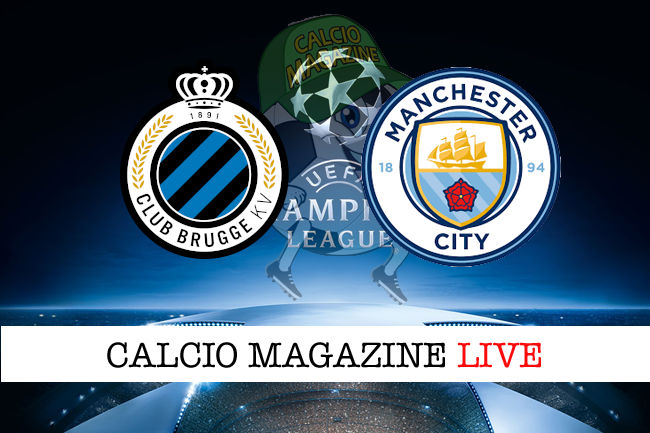 Brugge Machester City cronaca diretta live risultato in tempo reale