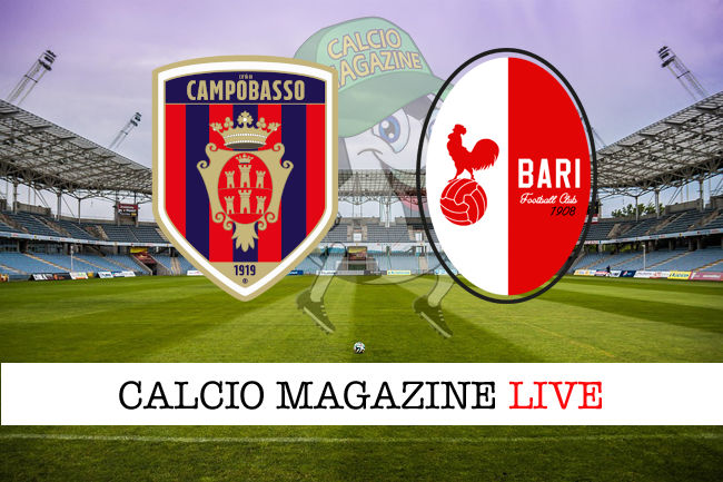 Campobasso Bari cronaca diretta live risultato in tempo reale