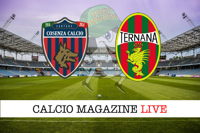 Cosenza Ternana cronaca diretta live risultato in tempo reale