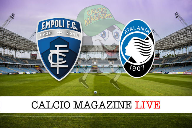 Empoli Atalanta cronaca diretta live risultato in tempo reale