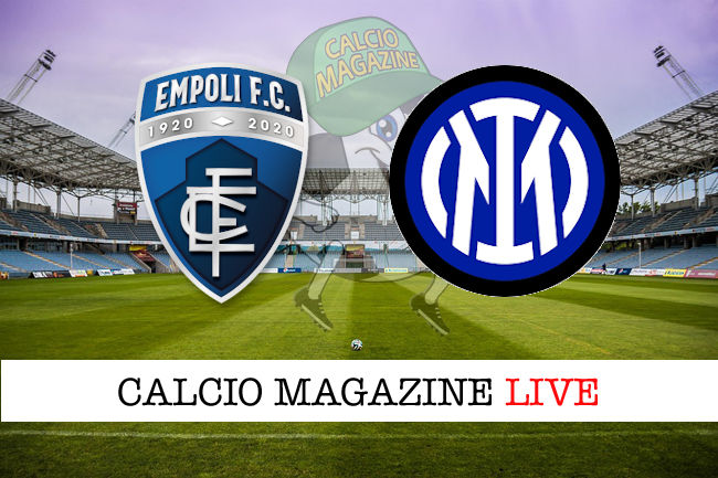 Empoli Inter cronaca diretta live risultato in tempo reale