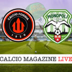 Foggia Monopoli cronaca diretta live risultato in tempo reale