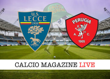 Lecce Perugia cronaca diretta live risultato in tempo reale