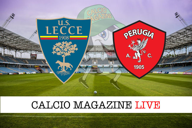 Lecce Perugia cronaca diretta live risultato in tempo reale