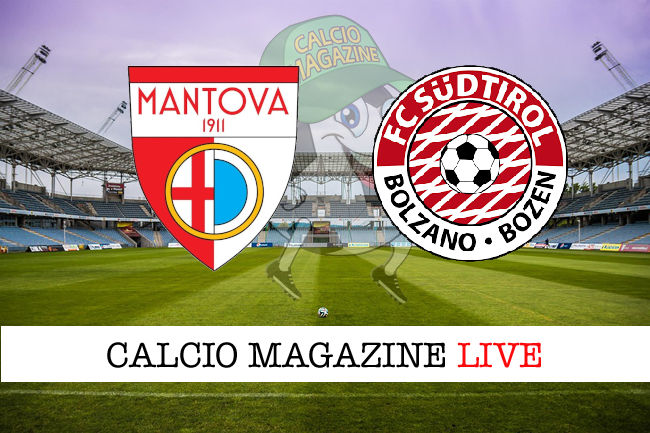 Mantova Sudtirol cronaca diretta live risultato in tempo reale