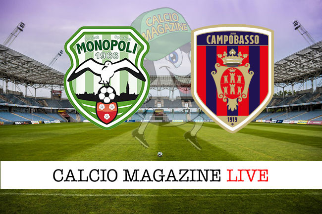 Monopoli Campobasso cronaca diretta live risultato in tempo reale