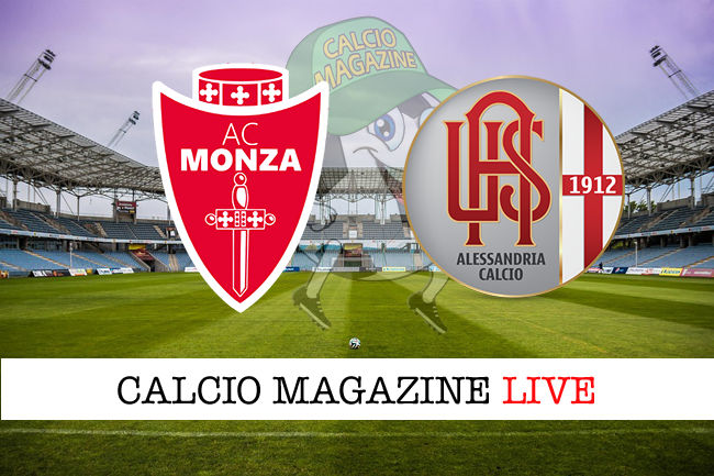 Monza Alessandria cronaca diretta live risultato in tempo reale