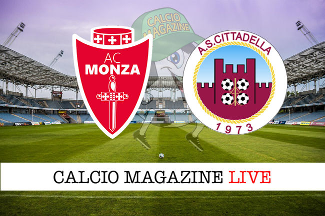 Monza Cittadella cronaca diretta live risultato in tempo reale