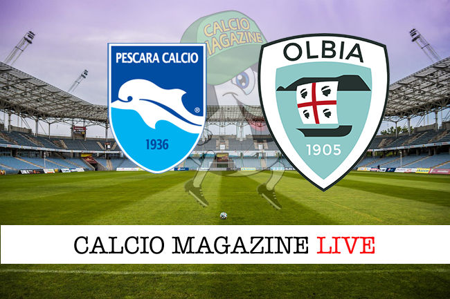 Pescara Olbia cronaca diretta live risultato in tempo reale