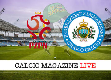 Polonia San Marino cronaca diretta live risultato in tempo reale