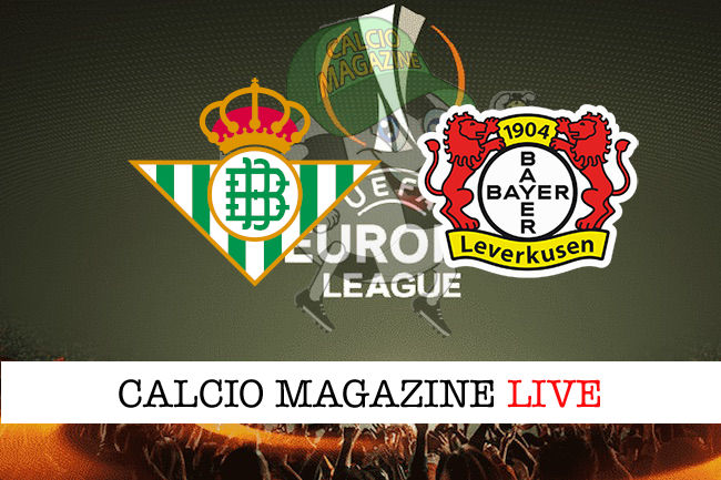 Real Betis Bayer Leverkusen cronaca diretta live risultato in tempo reale