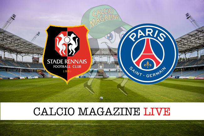 Rennes PSG cronaca diretta live risultato in tempo reale