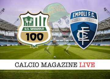 Sassuolo Empoli cronaca diretta live risultato in tempo reale