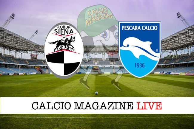 Siena Pescara cronaca diretta live risultato in tempo reale