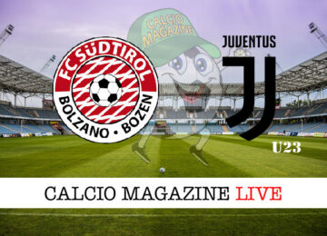 Sudtirol Juventus U23 cronaca diretta live risultato in tempo reale