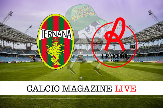 Ternana Vicenza cronaca diretta live risultato in tempo reale