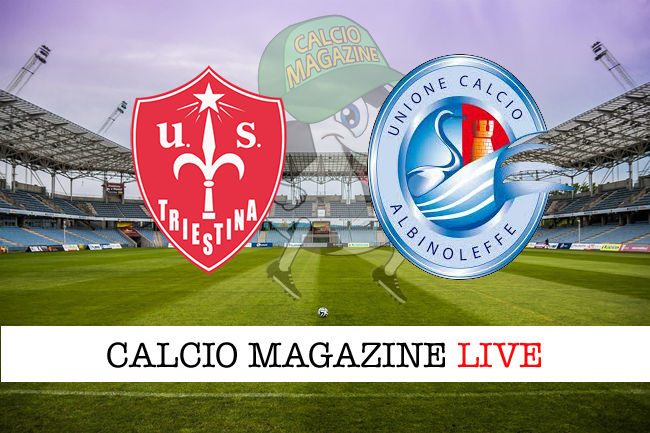 Triestina Albinoleffe cronaca diretta live risultato in tempo reale