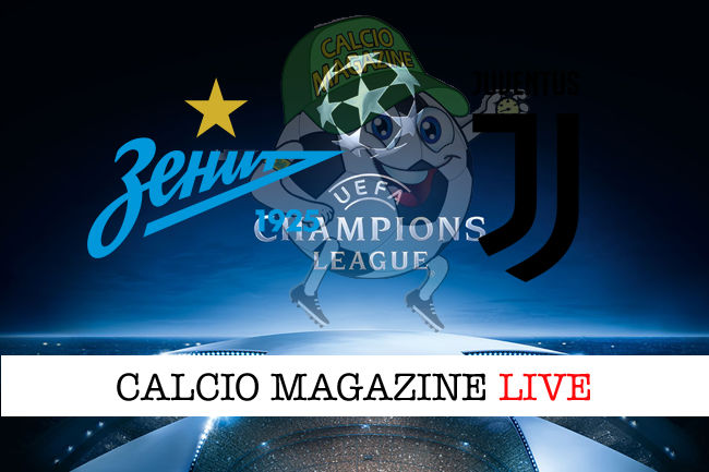 Zenit Juventus cronaca diretta live risultato in tempo reale