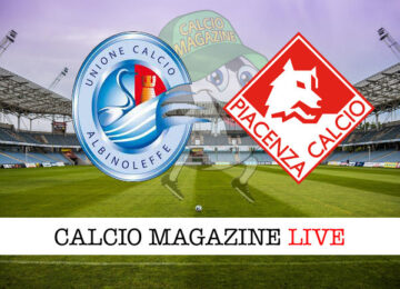 Albinoleffe Piacenza cronaca diretta live risultato in tempo reale