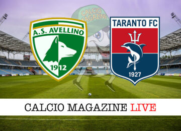 Avellino Taranto cronaca diretta live risultato tempo reale