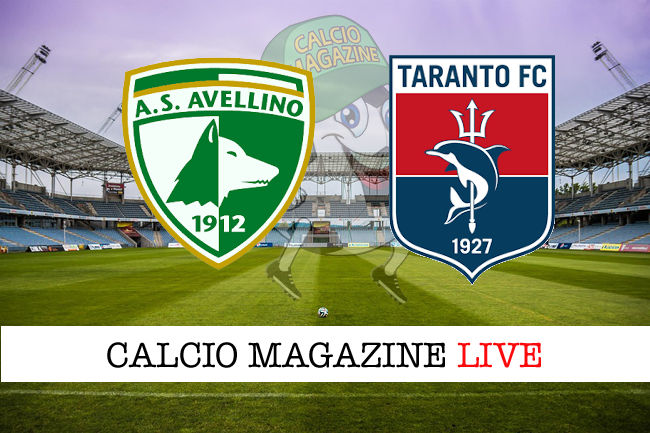 Avellino Taranto cronaca diretta live risultato tempo reale