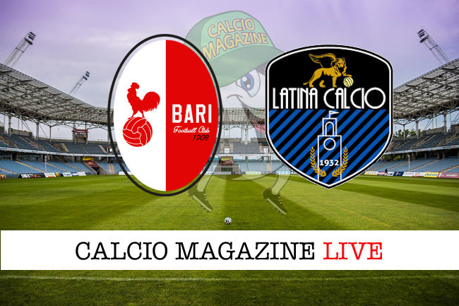 Bari Latina cronaca diretta live risultato in tempo reale