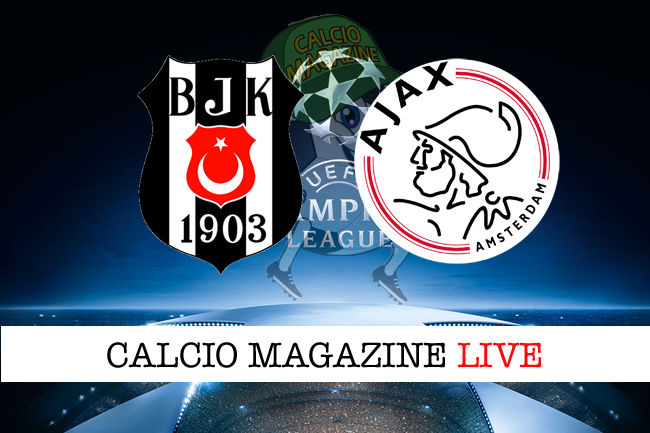 Besiktas Ajax cronaca diretta live risultato in tempo reale