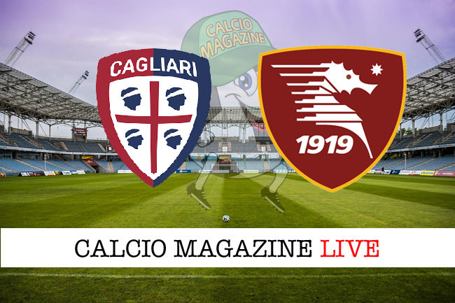Cagliari Salernitana cronaca diretta live risultato tempo reale